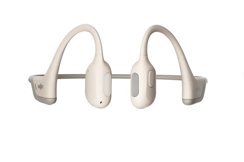 Shokz Openrun Pro Cycle Headphones in Beige-1